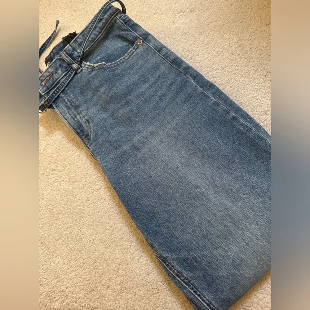 Express relaxed tapered mild rise long jeans id 5735 size 6R NWT - Picture 5 of 8